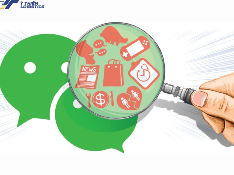 cách tìm nguồn hàng trên wechat
